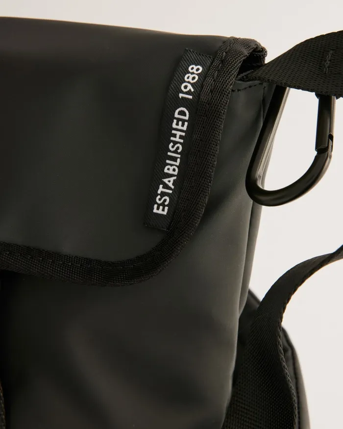 Men RUNNING 8211 Rubberised Crossbody Bag Jetblack Ted Baker Holdalls and Weekend Bags Men RUNNING 8211 Rubberised Crossbody Bag Jetblack Ted Baker Holdalls and Weekend Bags