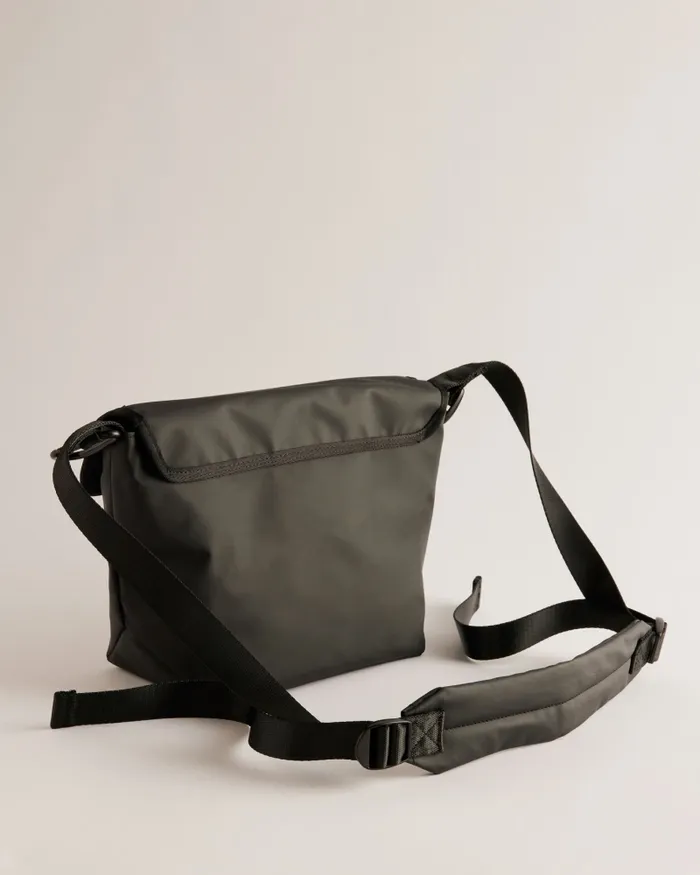 Men RUNNING 8211 Rubberised Crossbody Bag Jetblack Ted Baker Holdalls and Weekend Bags Men RUNNING 8211 Rubberised Crossbody Bag Jetblack Ted Baker Holdalls and Weekend Bags
