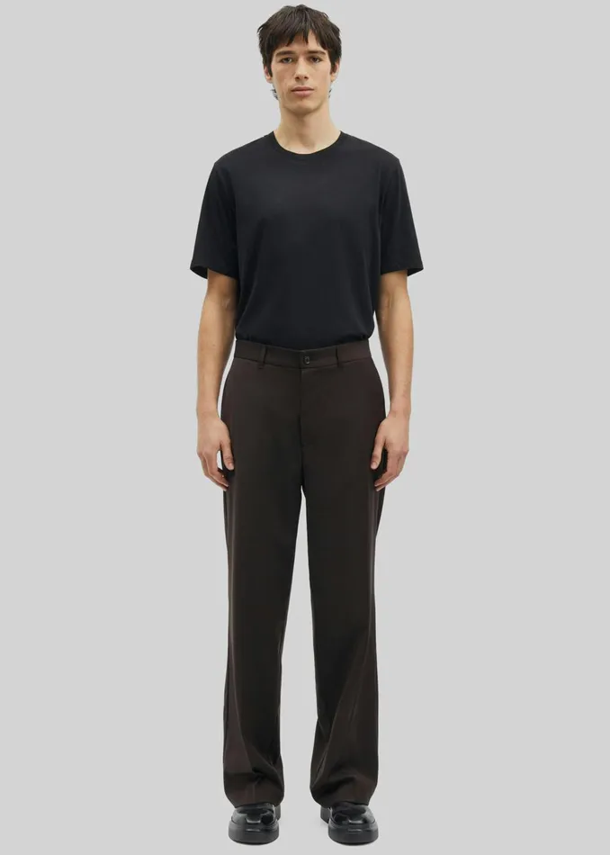 Men Samse Samse Christoph Trousers 8211 Chocolate Torte The Frankie Shop Bottoms