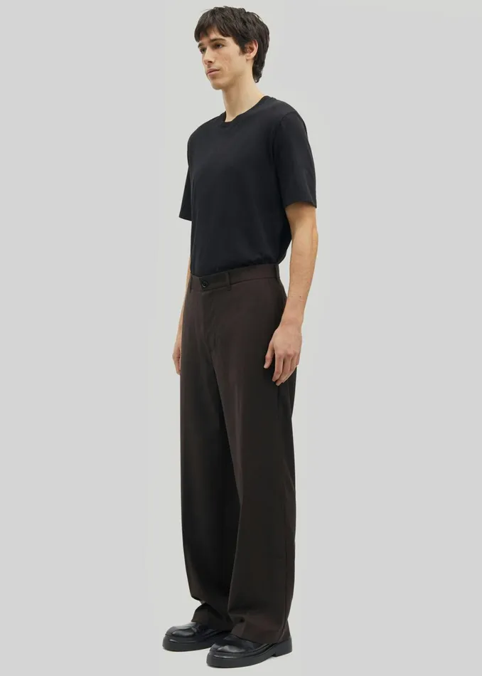 Men Samse Samse Christoph Trousers 8211 Chocolate Torte The Frankie Shop Bottoms