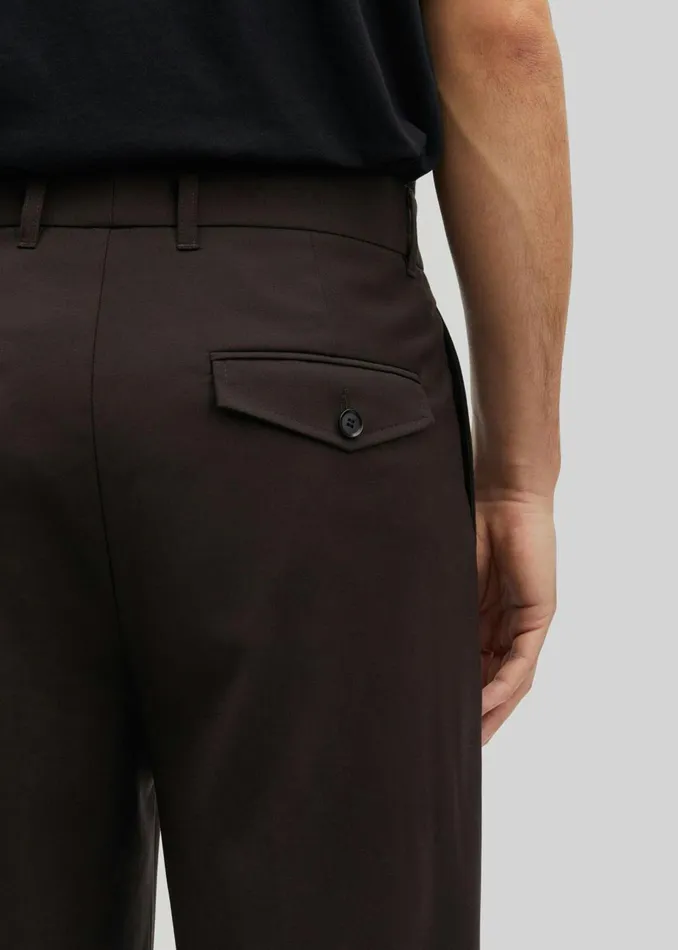 Men Samse Samse Christoph Trousers 8211 Chocolate Torte The Frankie Shop Bottoms