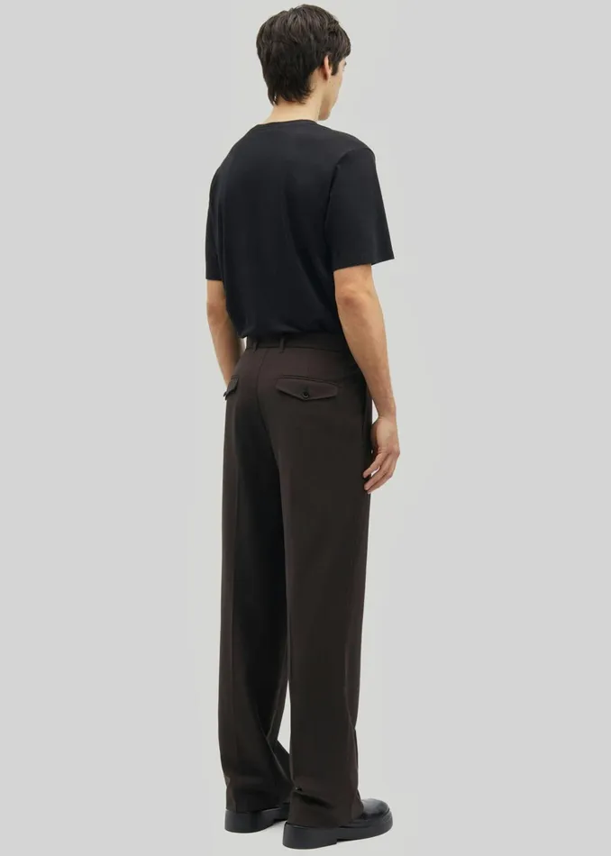 Men Samse Samse Christoph Trousers 8211 Chocolate Torte The Frankie Shop Bottoms