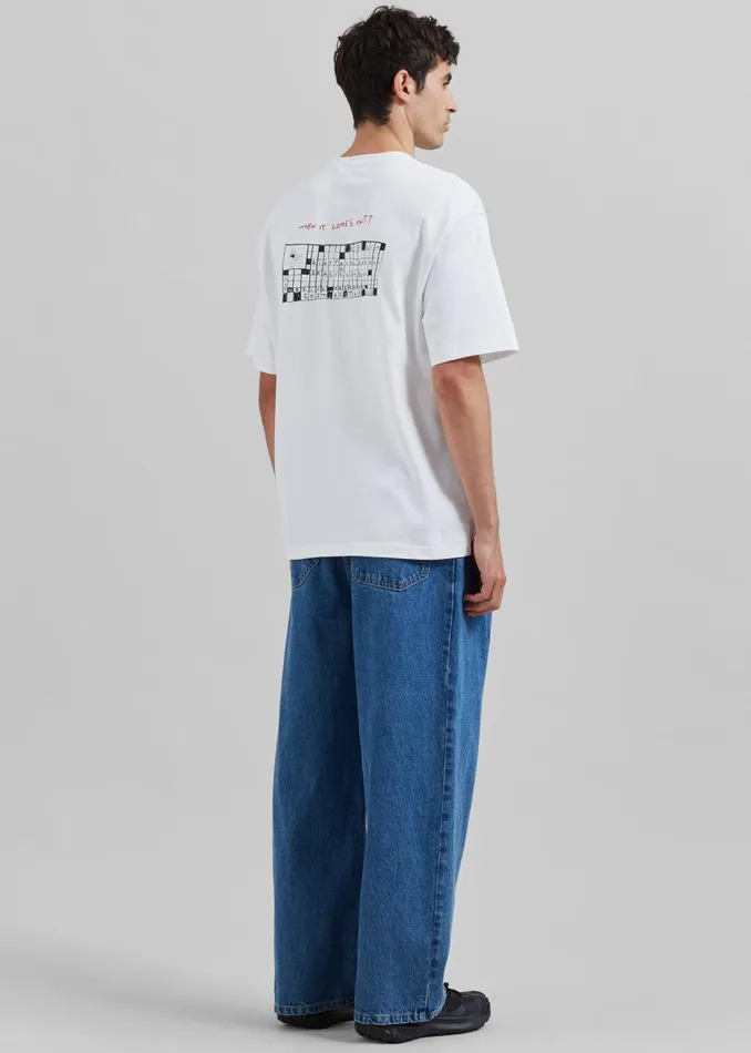 Men Samse Samse Sagiotto TShirt 8211 White Ti Giuro The Frankie Shop Tops