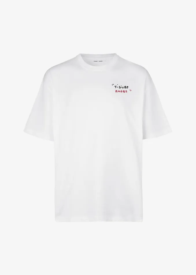 Men Samse Samse Sagiotto TShirt 8211 White Ti Giuro The Frankie Shop Tops