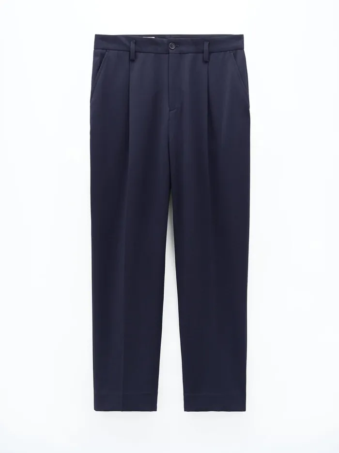 Men Samson Wool Trousers Navy Filippa K Trousers