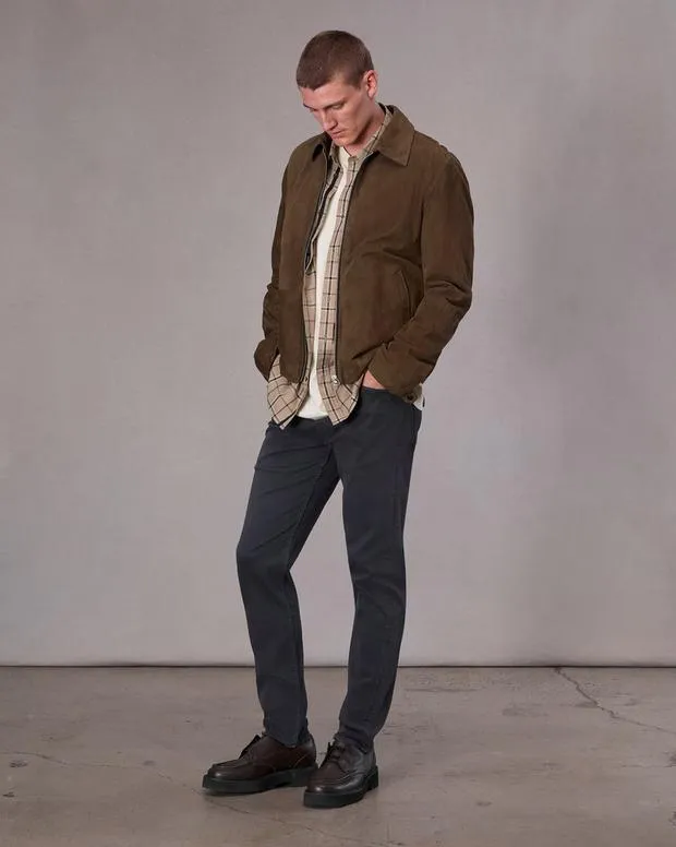 Men Shirts Rag and Bone Matthew Flannel Shirt Taupe Plaid