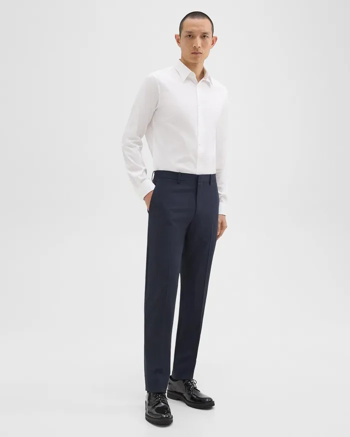 Men Shirts Theory Sylvain Shirt In Good Cotton White
