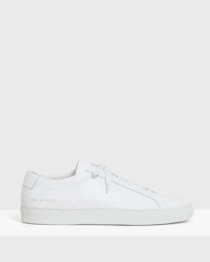 Men Shoes Theory Common Projects Original Achilles Sneakers White