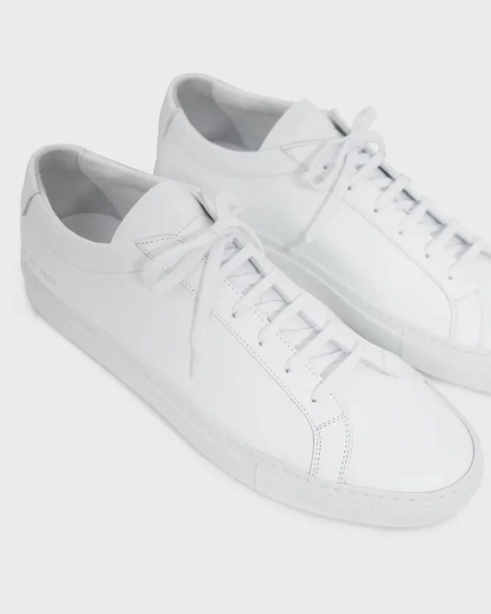 Men Shoes Theory Common Projects Original Achilles Sneakers White