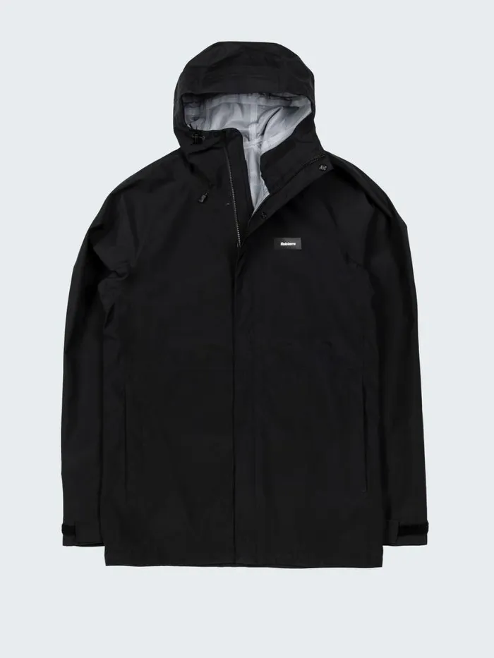 Men Skybird Waterproof Jacket Black Finisterre Jackets Coats and Gilets