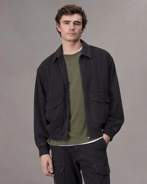 Men TShirts and Henleys Rag and Bone Classic Flame TShirt Forest Green