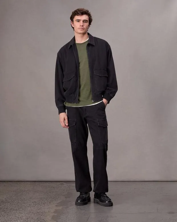 Men TShirts and Henleys Rag and Bone Classic Flame TShirt Forest Green
