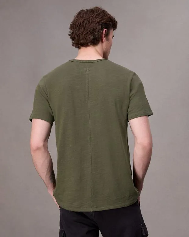 Men TShirts and Henleys Rag and Bone Classic Flame TShirt Forest Green