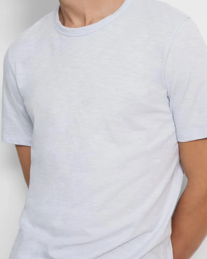 Men TShirts Polos Theory Essential Tee In Cosmos Slub Cotton Olympic