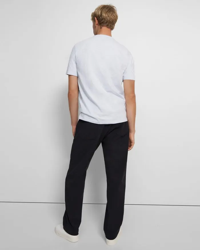 Men TShirts Polos Theory Essential Tee In Cosmos Slub Cotton Olympic