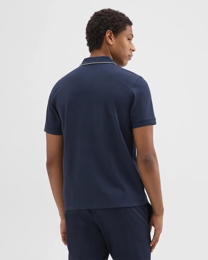 Men TShirts Polos Theory Johnny Collar Polo In Relay Jersey Baltic