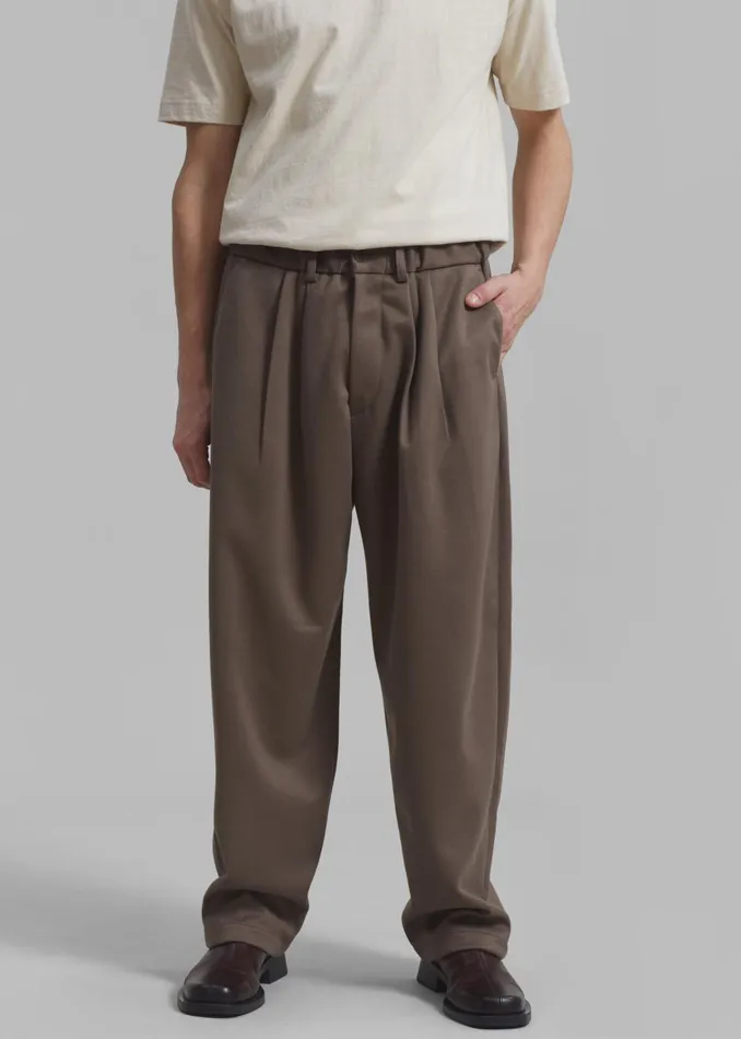 Men Theo Pants 8211 Cocoa The Frankie Shop Bottoms