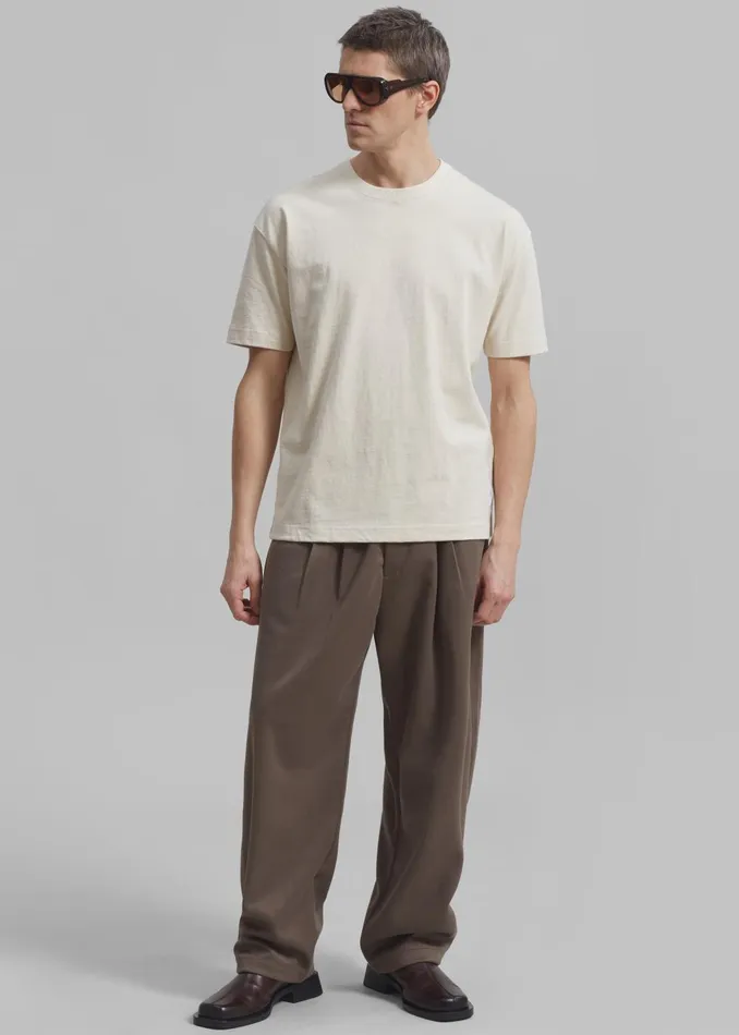 Men Theo Pants 8211 Cocoa The Frankie Shop Bottoms