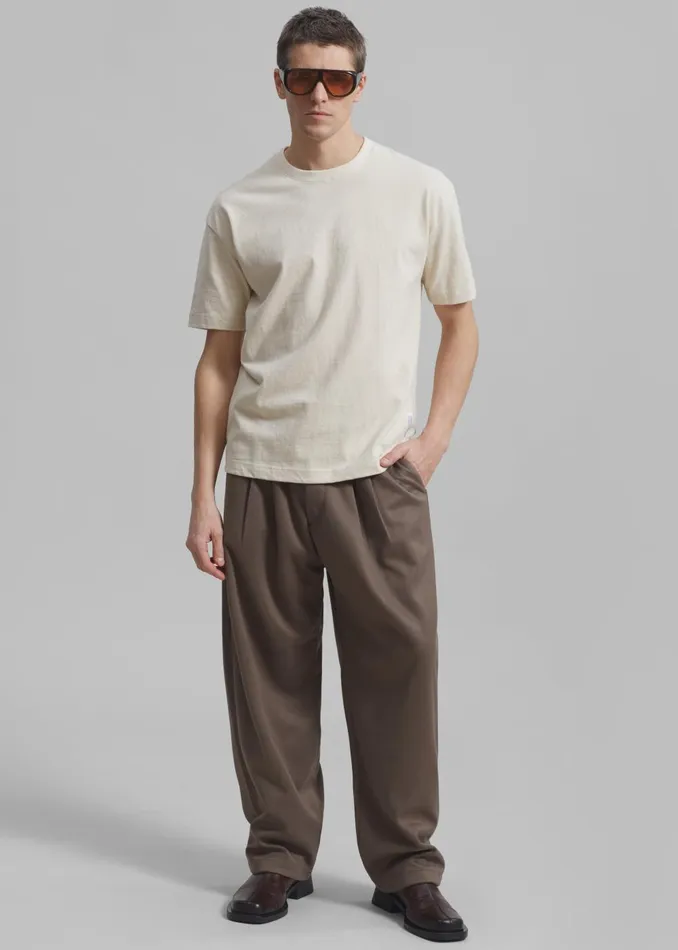 Men Theo Pants 8211 Cocoa The Frankie Shop Bottoms