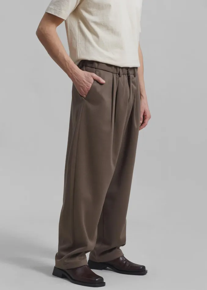 Men Theo Pants 8211 Cocoa The Frankie Shop Bottoms
