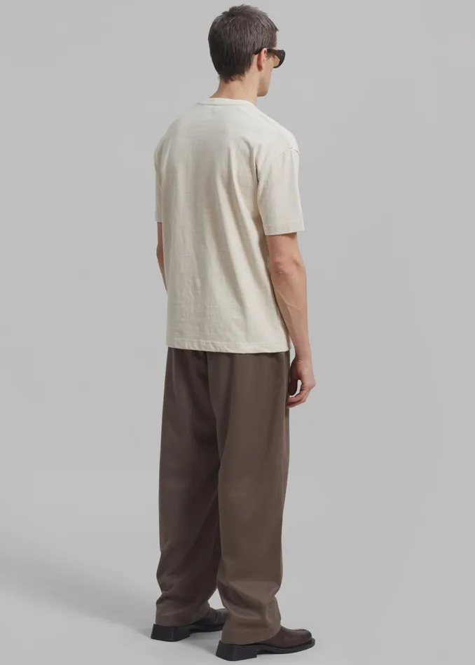 Men Theo Pants 8211 Cocoa The Frankie Shop Bottoms