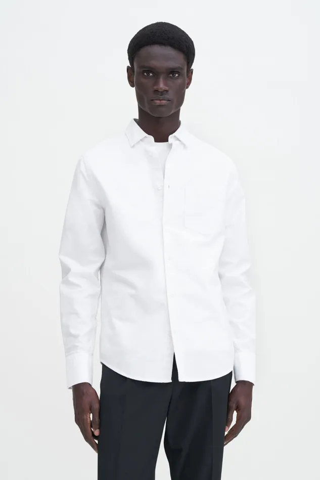 Men Tim Oxford Shirt White Filippa K Shirts