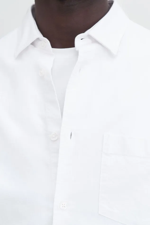 Men Tim Oxford Shirt White Filippa K Shirts
