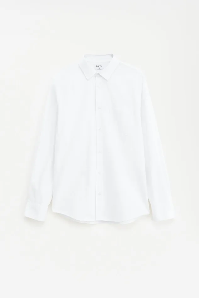 Men Tim Oxford Shirt White Filippa K Shirts