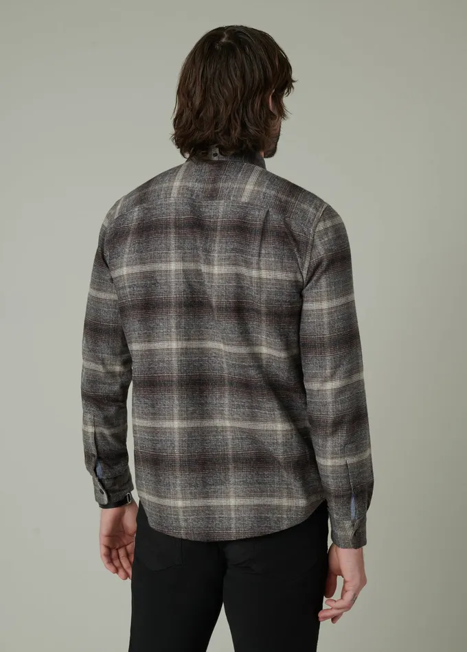 Men Tops Tees Joe8217s Jeans OLIVER FLANNEL SHIRT Ombre Plaid