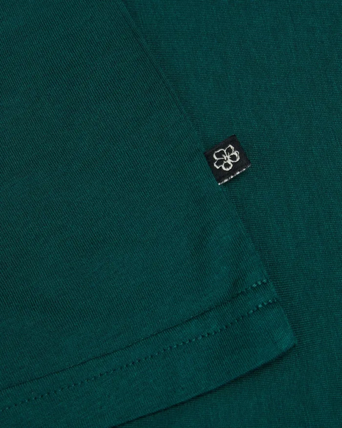 Men TORTILA 8211 Polo Shirt With Striped Details Dark Green Ted Baker Tops Men TORTILA 8211 Polo Shirt With Striped Details Dark Green Ted Baker Tops