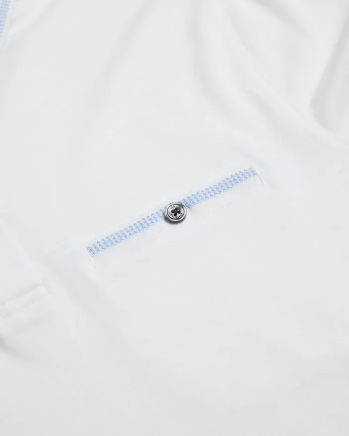 Men TORTILA 8211 Polo Shirt With Striped Details White Ted Baker Tops