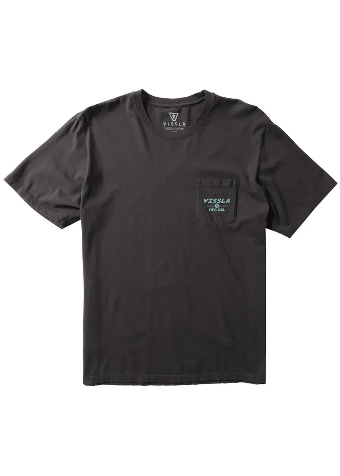 Men Tradesman Premium Pkt Tee Black Premium Tees Vissla