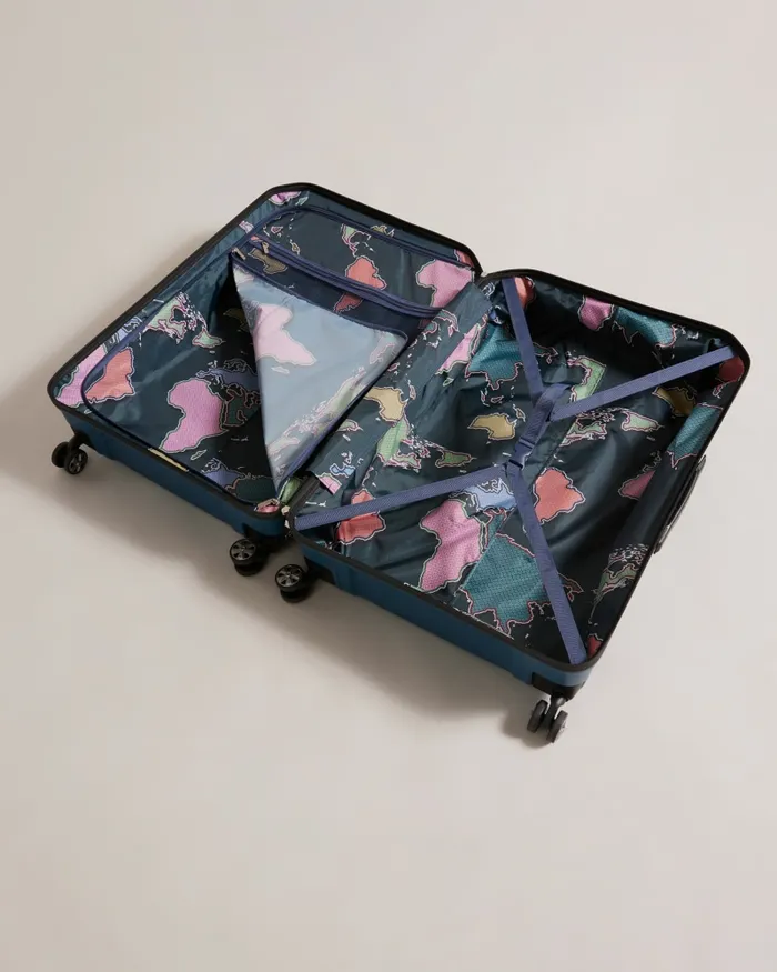 Men TRAVLL 8211 Flying Colours Large Trolley Suitcase Blue Ted Baker Suitcases and Travel Bags Men TRAVLL 8211 Flying Colours Large Trolley Suitcase Blue Ted Baker Suitcases and Travel Bags