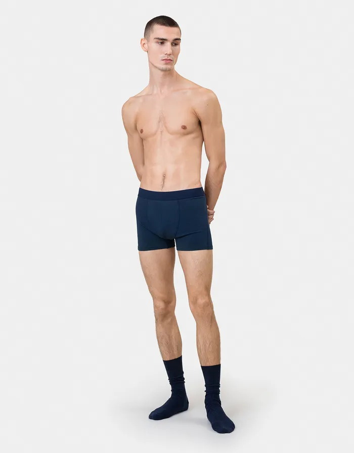Men Underwear Colorfulstandard Classic Organic Boxer Briefs 8211 Hunter Green