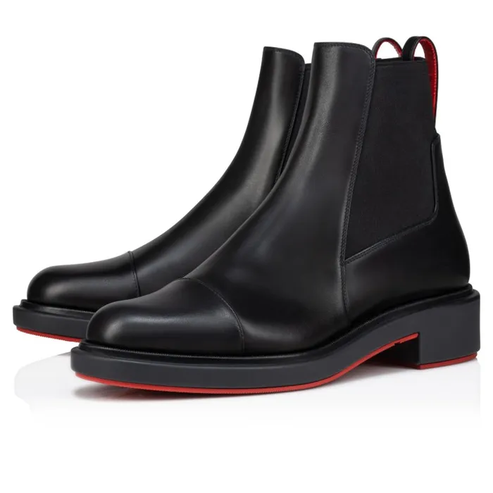 Men Urbino Chelsea Boots 8211 Calf Leather 8211 Black Christian Louboutin Boots