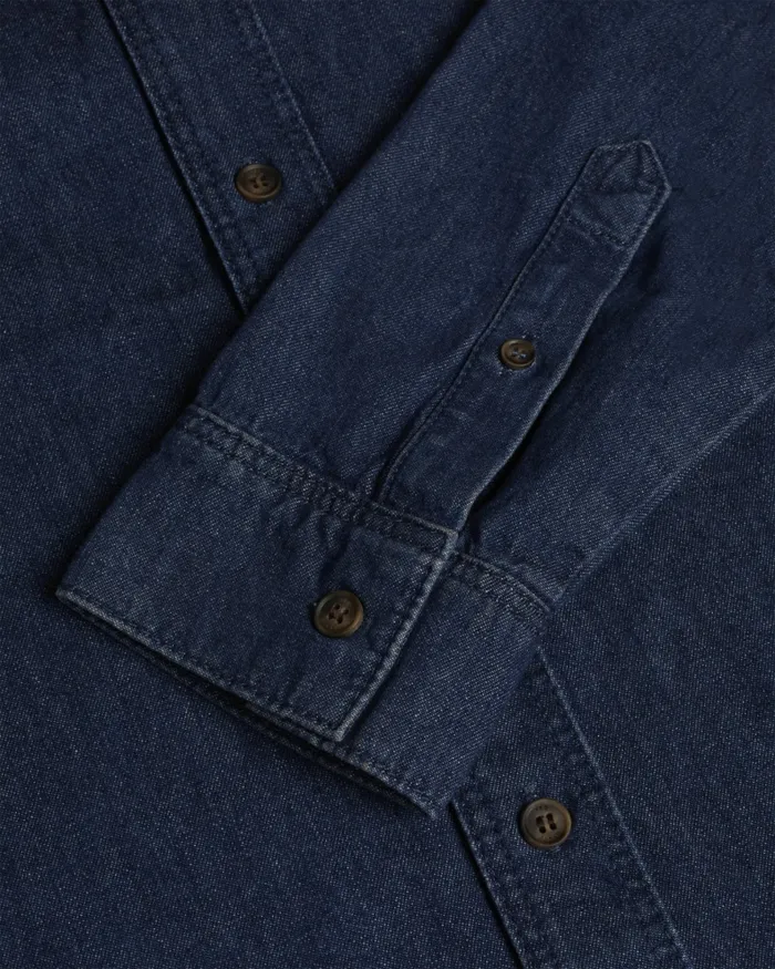 Men VEYLE 8211 Long Sleeve Denim Shirt Blue Ted Baker Shirts Men VEYLE 8211 Long Sleeve Denim Shirt Blue Ted Baker Shirts