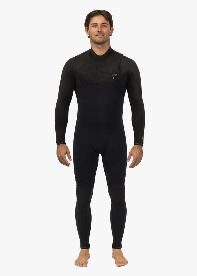 Men Vissla High Seas II 32 Full No Zip Wetsuit Stealth High Seas Wetsuits