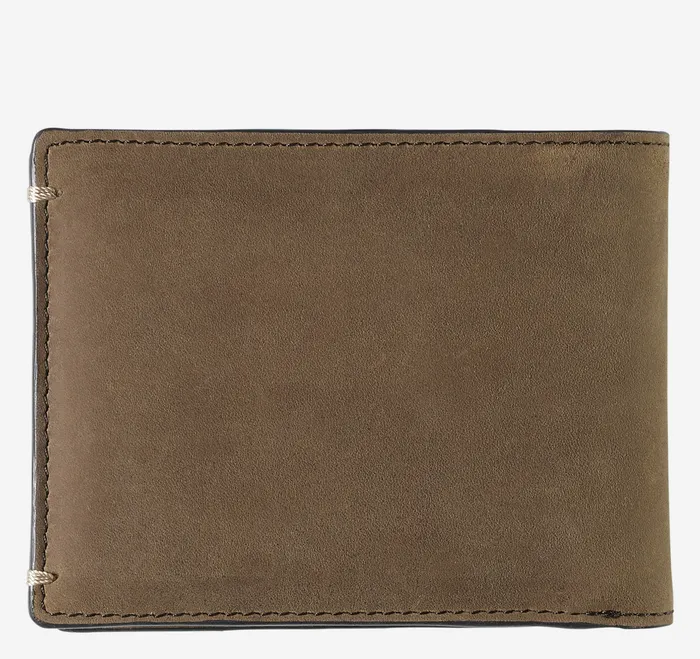 Men Wallets Johnston and Murphy Jackson 2in1 Billfold Wallet Tan Oiled