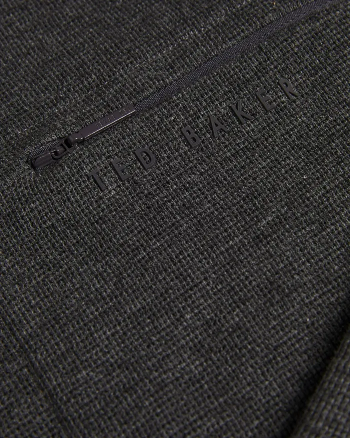 Men WAVELO 8211 Long Sleeve Regular Fit Polo Shirt Greymarl Ted Baker Polo Shirts