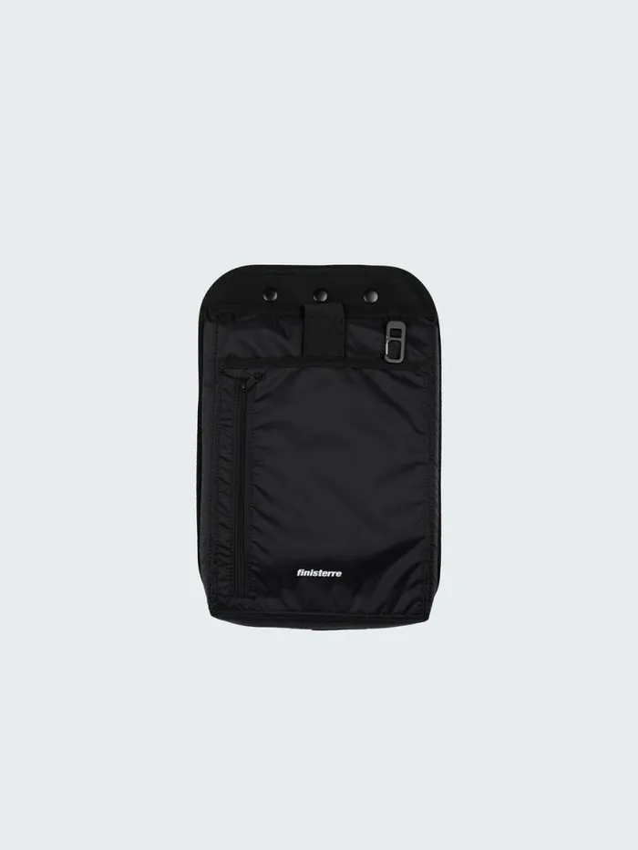 MenWomen Drift 20L Waterproof Roll Top Backpack Black Finisterre Bags