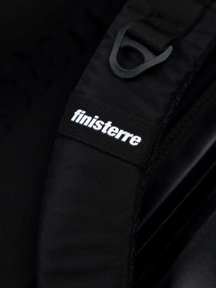 MenWomen Drift 20L Waterproof Roll Top Backpack Black Finisterre Bags