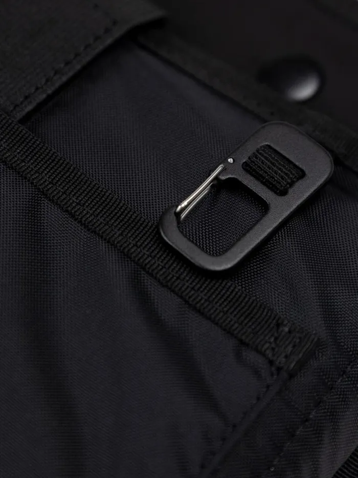 MenWomen Drift 20L Waterproof Roll Top Backpack Black Finisterre Bags