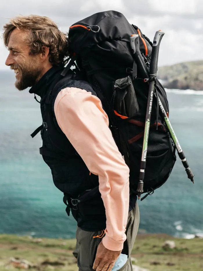 MenWomen Finisterre Gregory Stout 55 Backpack Black Finisterre Bags