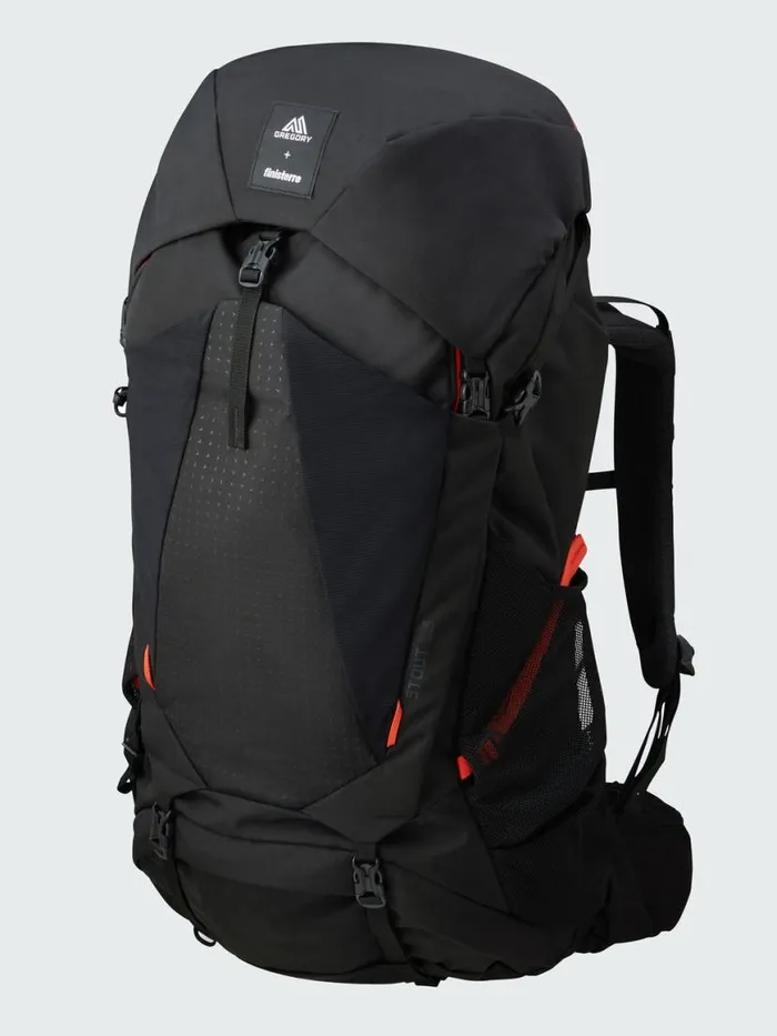 MenWomen Finisterre Gregory Stout 55 Backpack Black Finisterre Bags