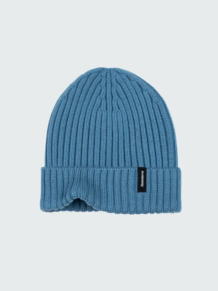 MenWomen Fisherman Beanie Storm Blue Finisterre Hats and Beanies