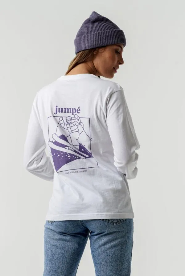MenWomen Long Sleeve T FranglaisJump Orage Tshirts