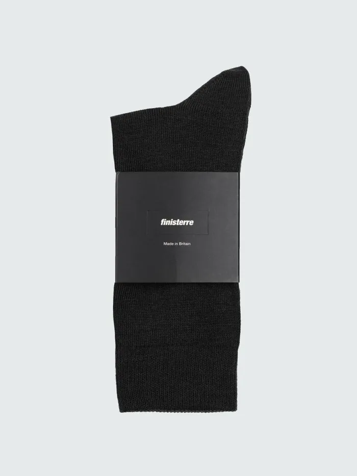 MenWomen Original Sock Black Finisterre Socks