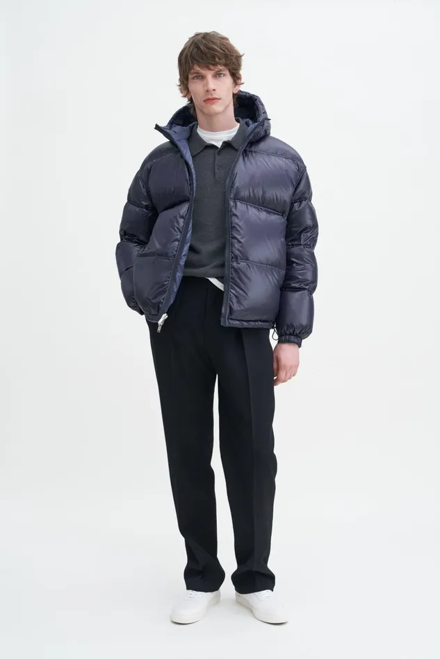 MenWomen Puffer Down Jacket Dawn Bluenavy Filippa K Outerwear