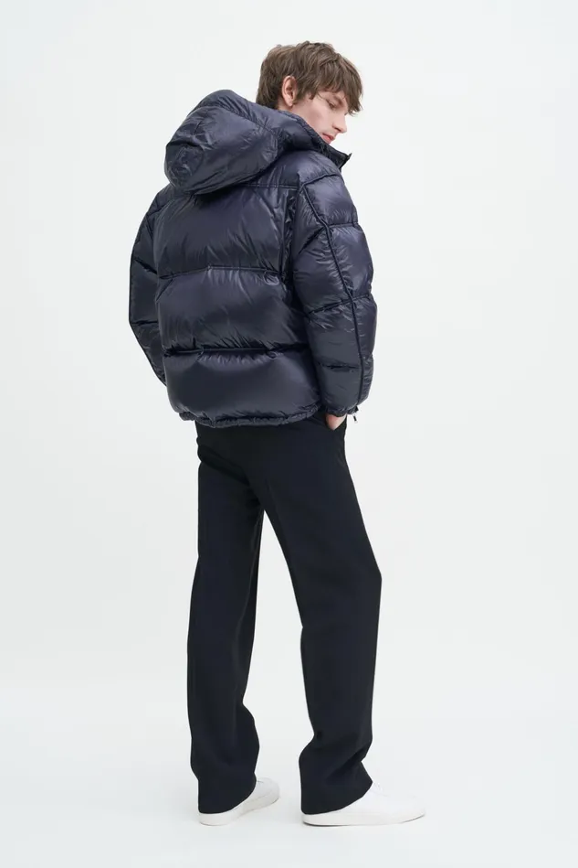 MenWomen Puffer Down Jacket Dawn Bluenavy Filippa K Outerwear