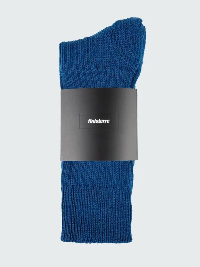MenWomen Ribbed Sock Kingfisher Finisterre Socks